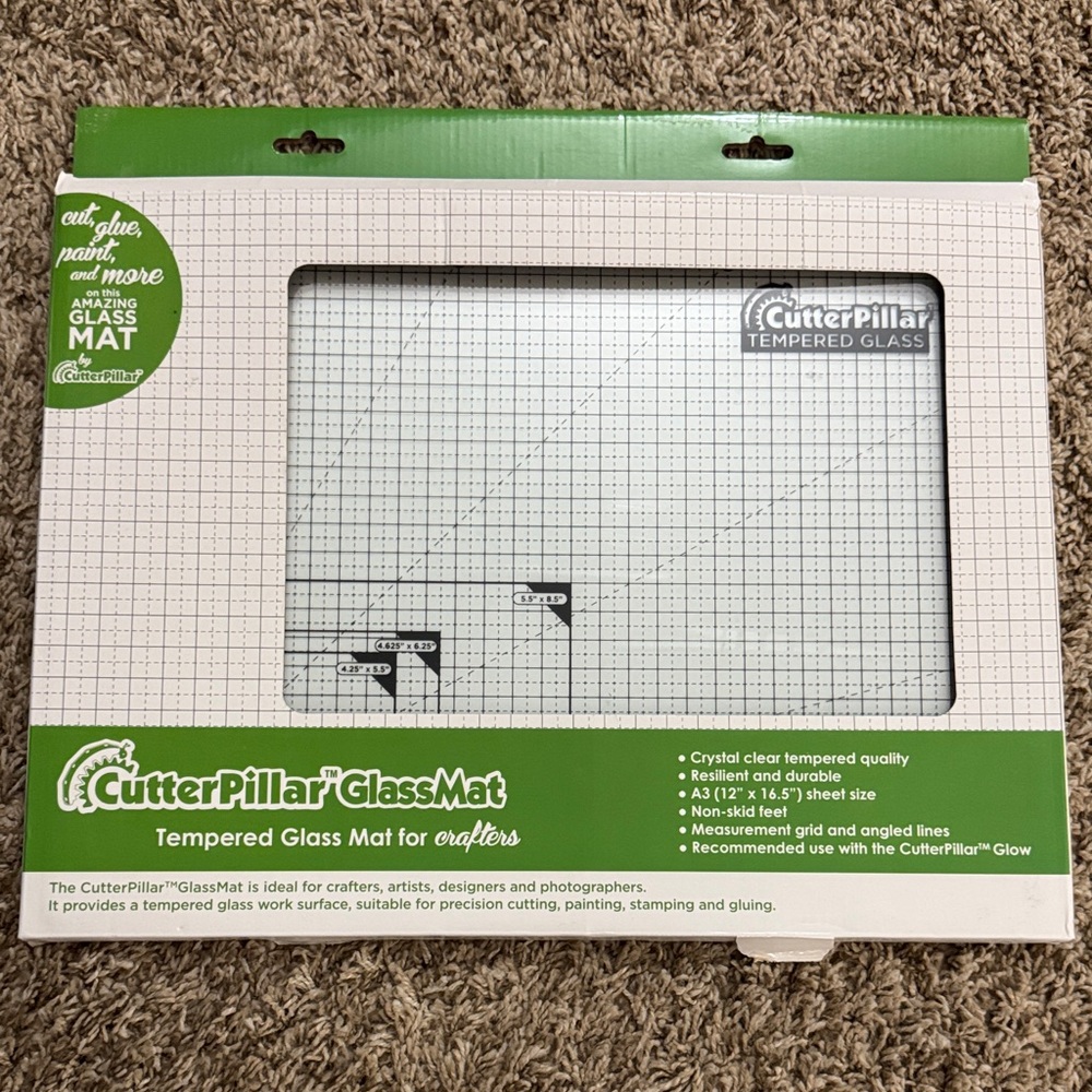 GlassMat Tempered Glass Art Mat